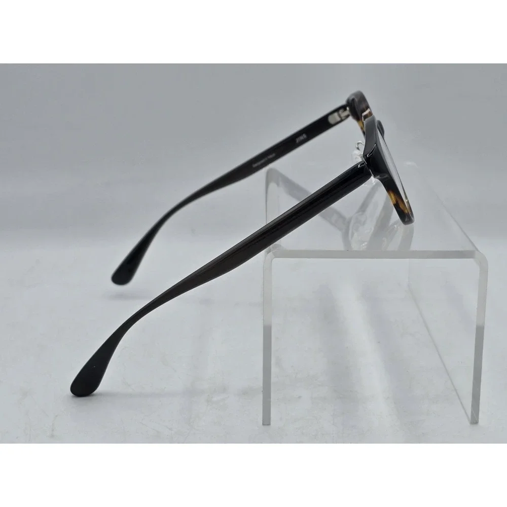 Jins Dark Tortoise Eyeglass Frames 49.4 - 16.6-140 - 37 ALCF16A278B89 SITS ASKEW